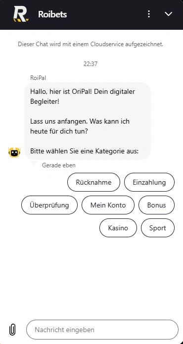 roibets casino kundenbetreuung